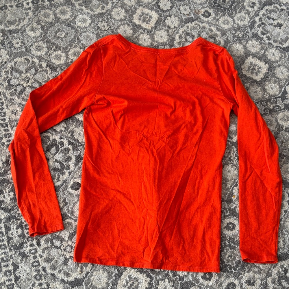 Worn Once Nike Athletic Fit Orange Clemson Long Sleeve Shirt - Picture 6 of 6